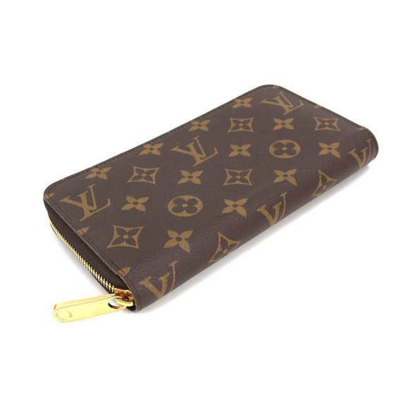 LOUIS VUITTON Monogram Zippy Wallet Round Zipper Long Brown M42616 - Picture 3 of 10